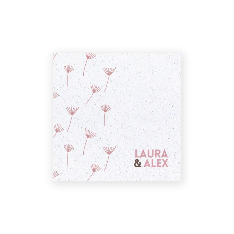 Faire-part à planter « Dans le vent » | Papierfleur, le papier qui fleurit