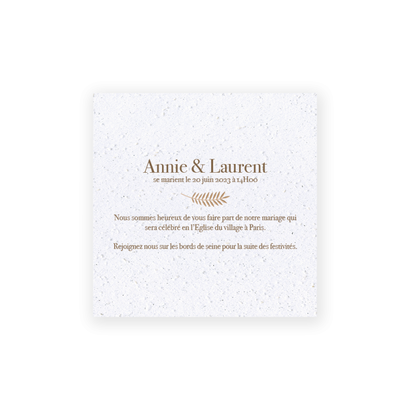 Faire-part "Les branches de Jules" | Papierfleur, le papier qui fleurit