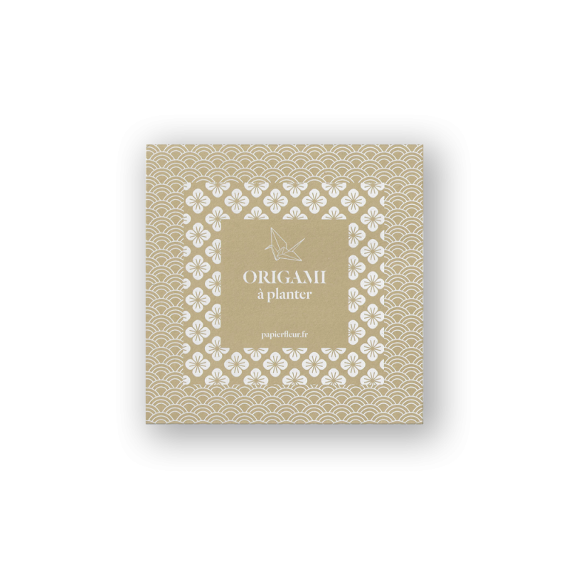 Pack origami à planter vert ou rouge | Papierfleur, le papier qui fleurit