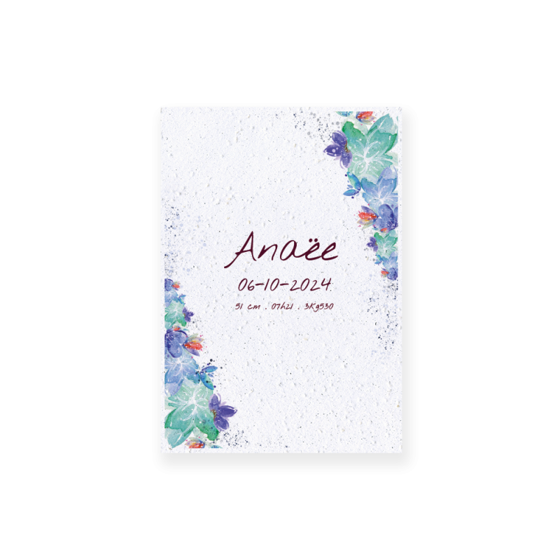 Faire-part naissance à planter | Papierfleur, commande en ligne