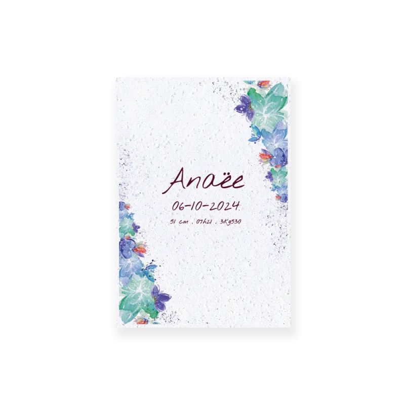 Faire-part naissance à planter | Papierfleur, commande en ligne