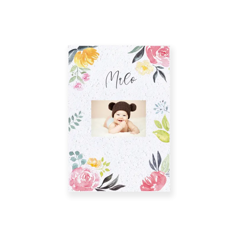 Faire-part de naissance "Jeune pousse" | Papierfleur, le papier qui fleurit