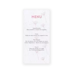 Menu à planter « Dans le vent »