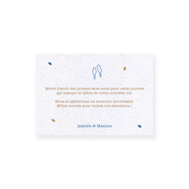 Carte remerciement « Arbre » | Papierfleur.fr, le papier qui fleurit