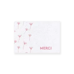 Carte remerciement « Dans le vent »