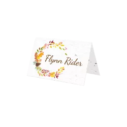 Marque-place ensemencé « Couronne automnale »