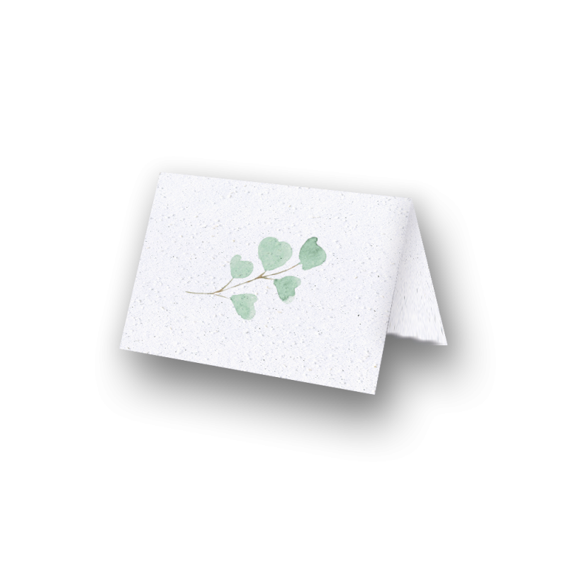 Marque-place "feuillage" | Papierfleur, le papier qui fleurit