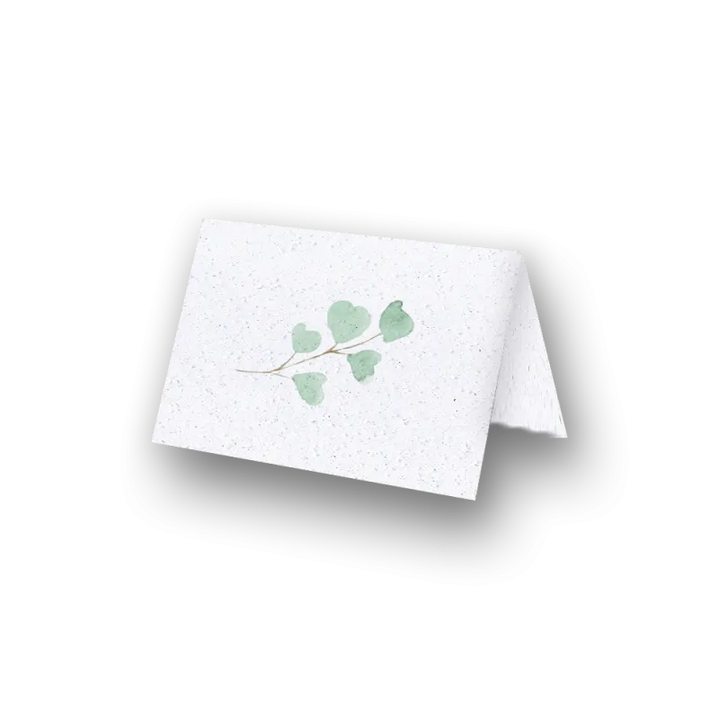 Marque-place "feuillage" | Papierfleur, le papier qui fleurit