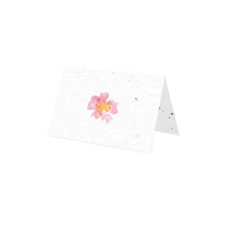Marque-place "un air printanier" | Papierfleur, le papier qui fleurit