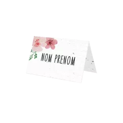 Marque place « Champs de fleurs »