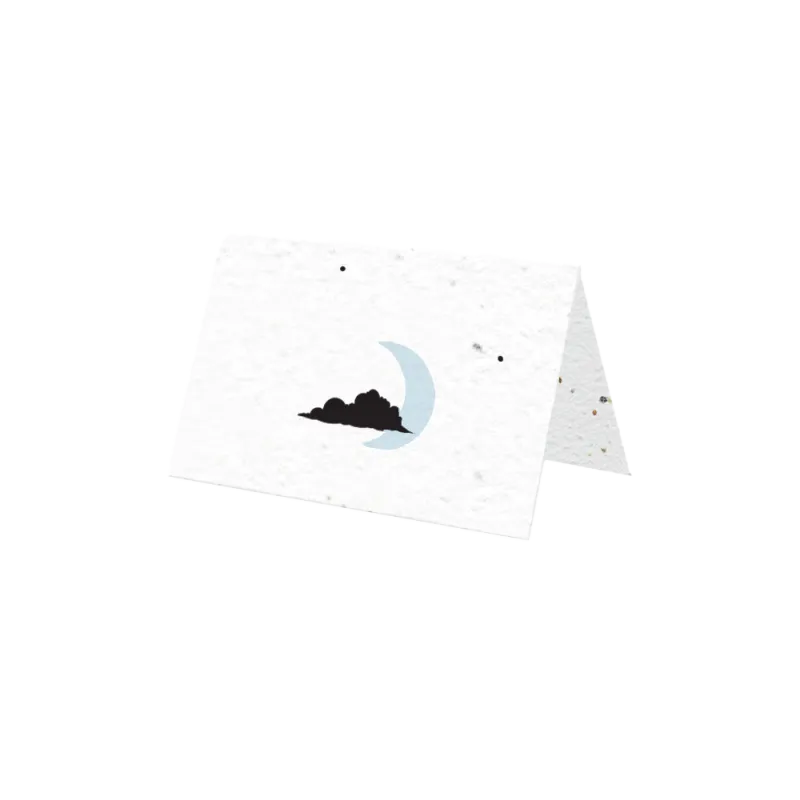 Marque place "Comme sur un nuage" | Papier Fleur le papier qui fleurit