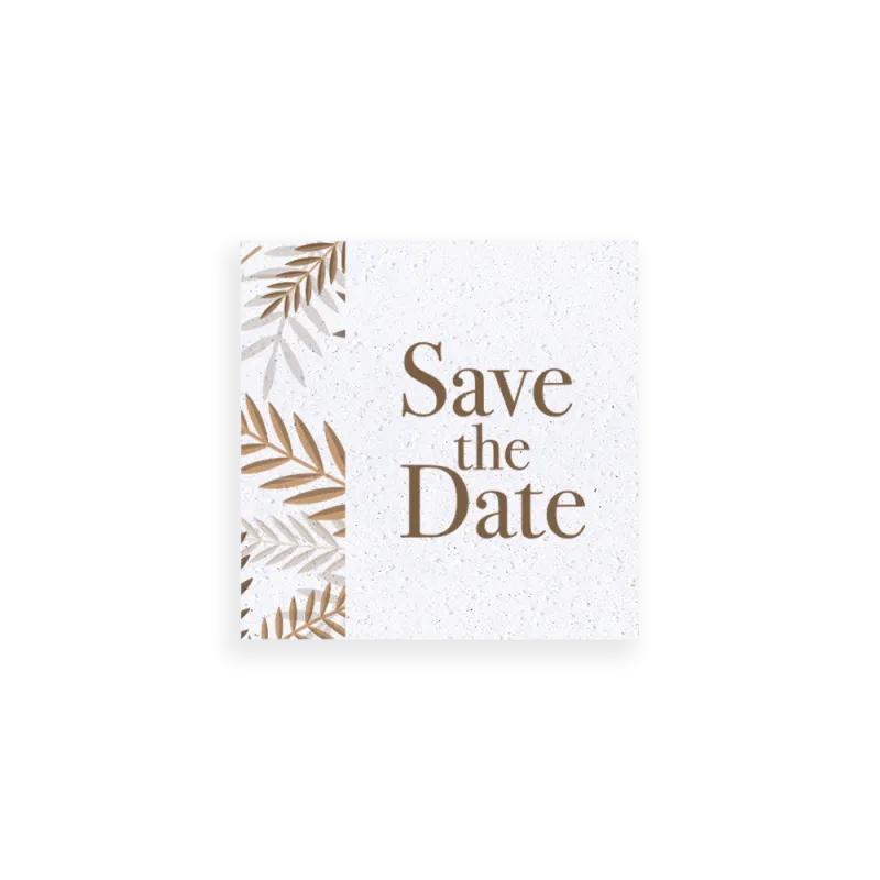 Save the date à planter | Papierfleur, le papier qui fleurit