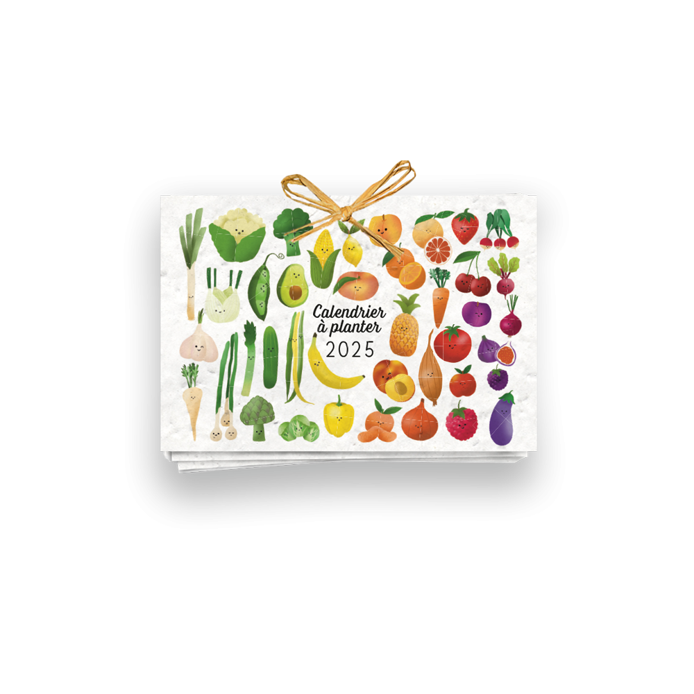 Calendrier à planter 2025, Fruits et légumes