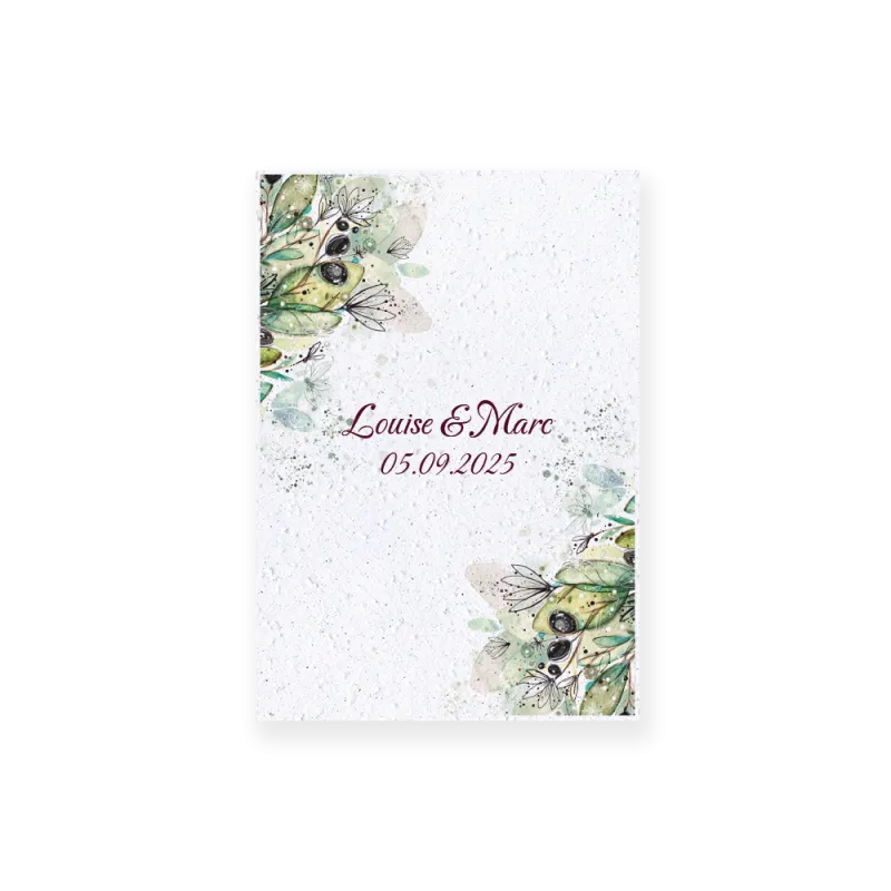 Faire-part à planter fleuri | Papierfleur, commande en ligne