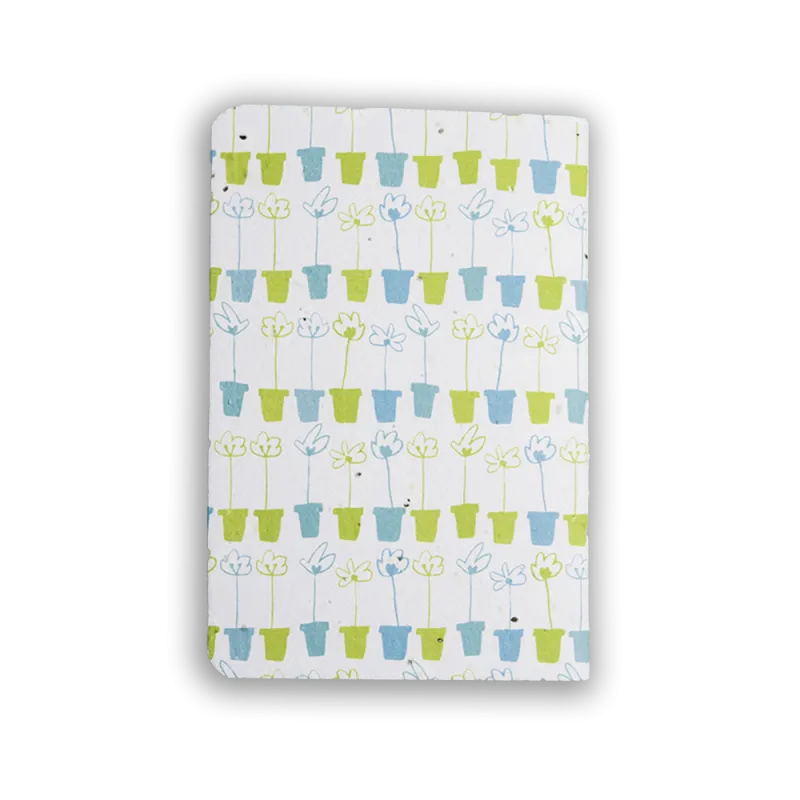 Carnet "À fleur de pot" | Papierfleur.fr, le papier qui fleurit