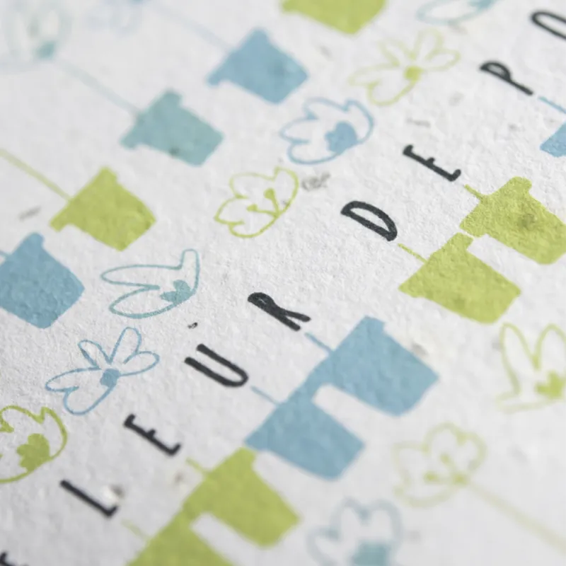 Carnet "À fleur de pot" | Papierfleur.fr, le papier qui fleurit