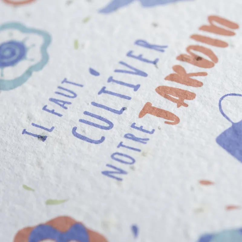 Carnet, Cultiver notre jardin