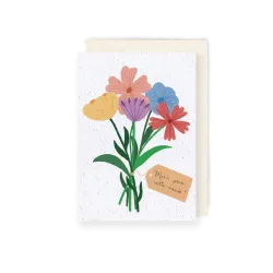 Carte à planter - Merci pour cette année | Papierfleur.fr, le papier qui fleurit