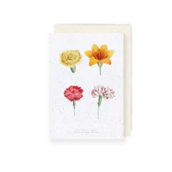 Carte à planter - Planche botanique | Papierfleur.fr, le papier qui fleurit