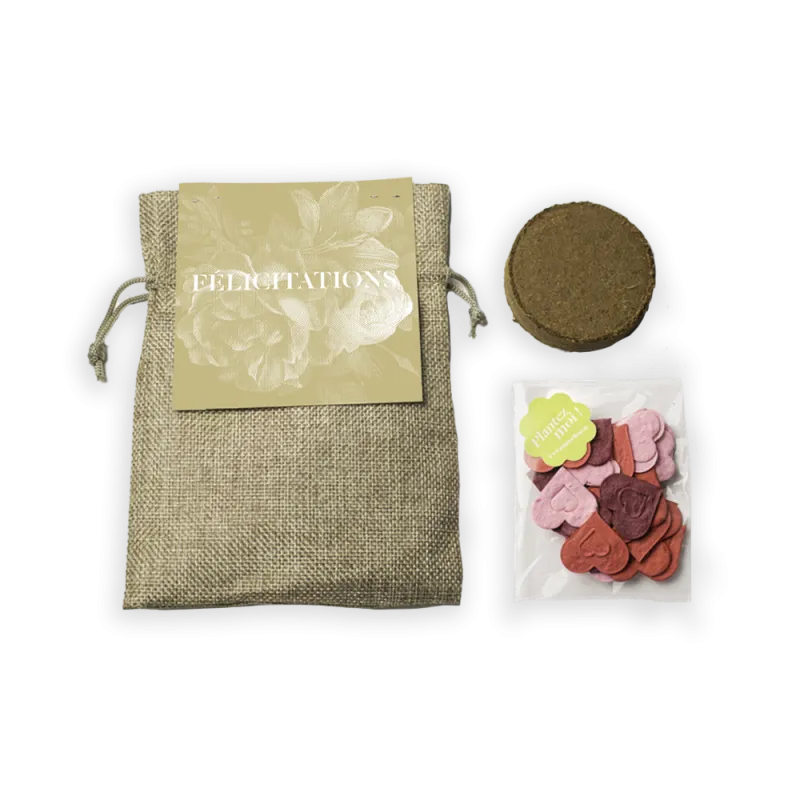 Jardin d'amour - félicitations | Papierfleur, le papier qui fleurit