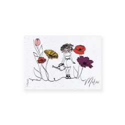 Carte à planter - Merci | Papierfleur.fr, le papier qui fleurit