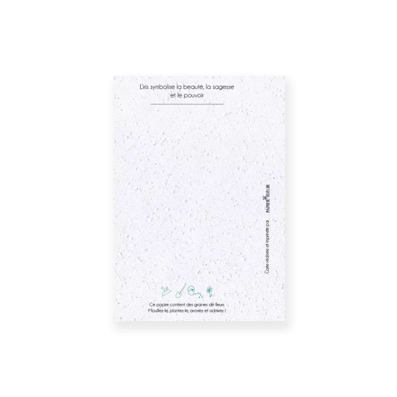 Carte à planter « Fleur de Février »