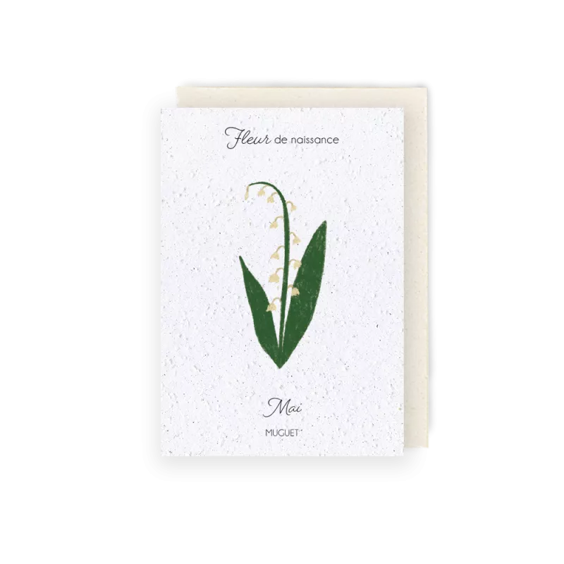 Carte à planter « Fleur de Mai »