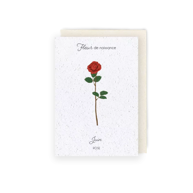 Carte à planter « Fleur de Juin »