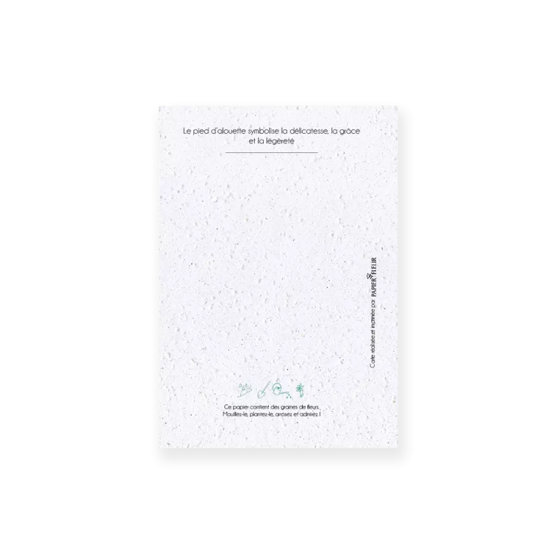 Carte à planter « Fleur de Juillet »