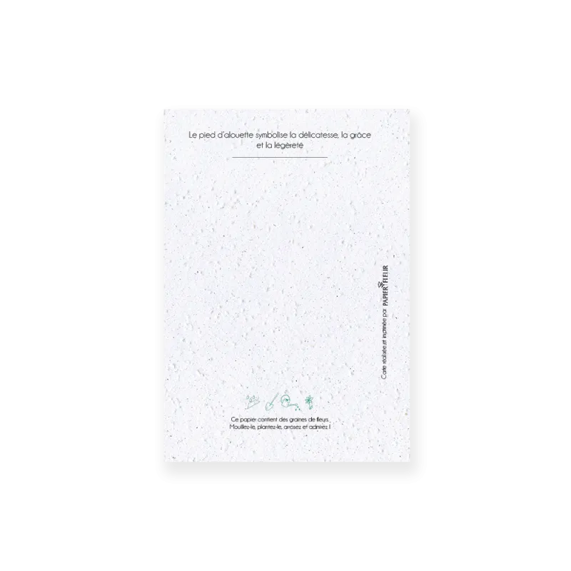Carte à planter - Fleur de Naissance | Mois de Juillet