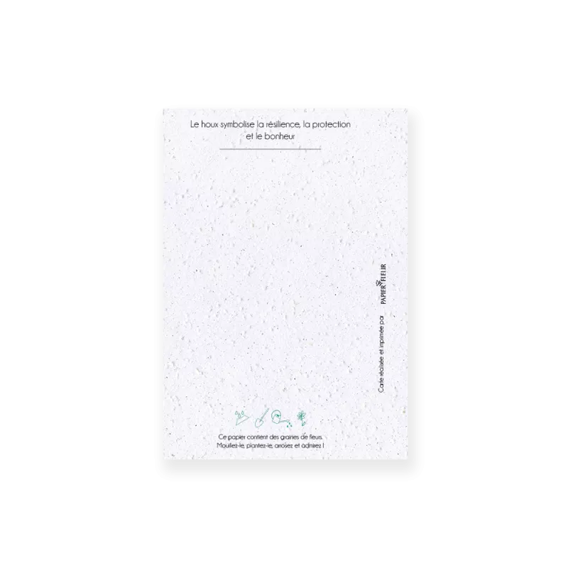 Carte à planter « Fleur de Décembre »