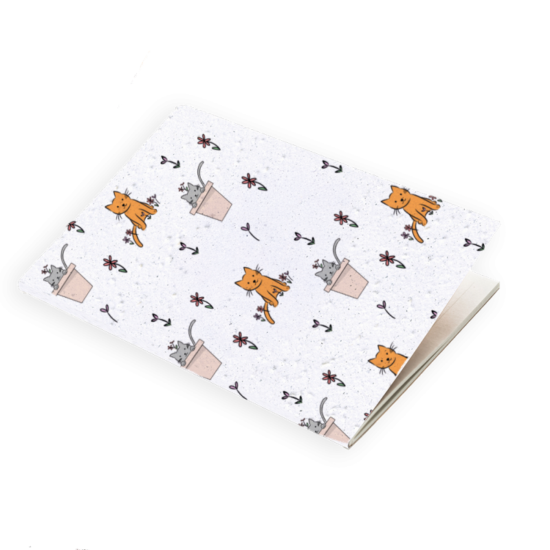 Calendrier à planter motifs chats | E-shop Papier Fleur