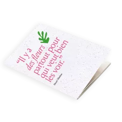 Carnet à planter « Matisse »