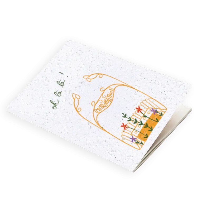 Calendrier à planter Oh làlà | E-shop Papier Fleur