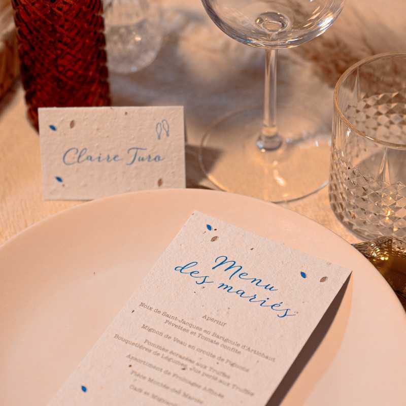 Marque place "Arbre de vie" | Papierfleur, le papier qui fleurit
