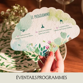 Éventails programmes