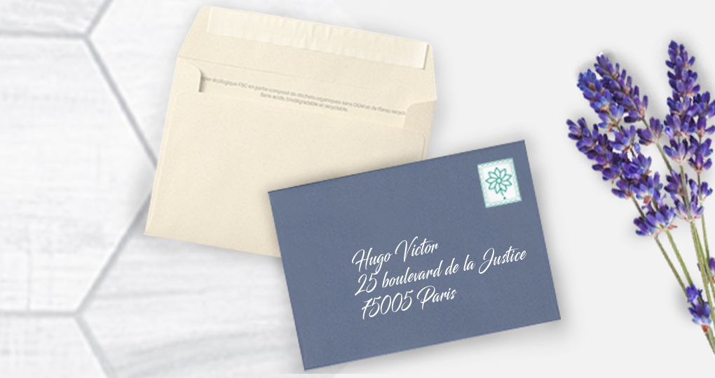 Enveloppes recyclées pour vos messages fleuris - Sheedo Studio