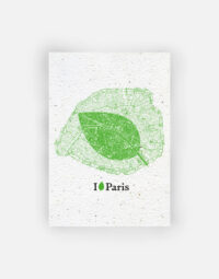 carte-a6-papierfleur-paris-a-planter-feuille-zero-dechet-cadeau-green