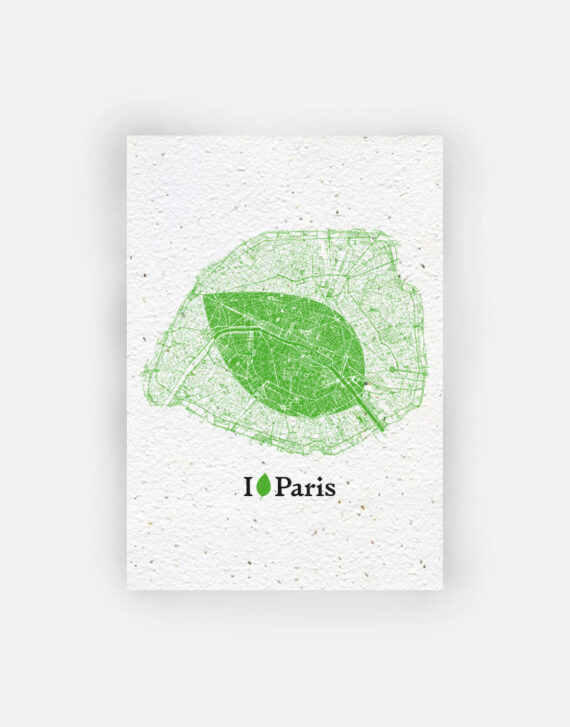 Carte à planter I plante Paris