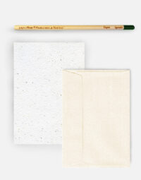 set-de-correspondance-papierfleur-zero-dechet-graines-fleurs-carte-vierge-enveloppe-crayon