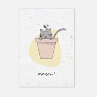 MERCI_carte à planter chat