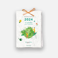 calendrier à planter Couv_12 gestes pour la planète - 2024